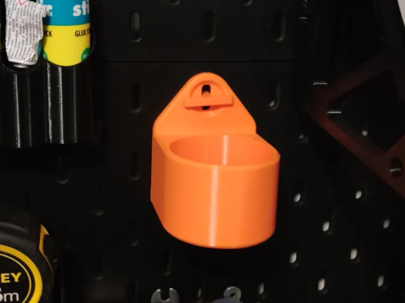 Skadis spraycan holder (3D lac- 53mm) T-Clip remix