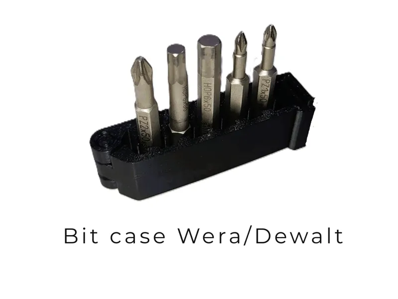 Bit case Wera/Dewalt