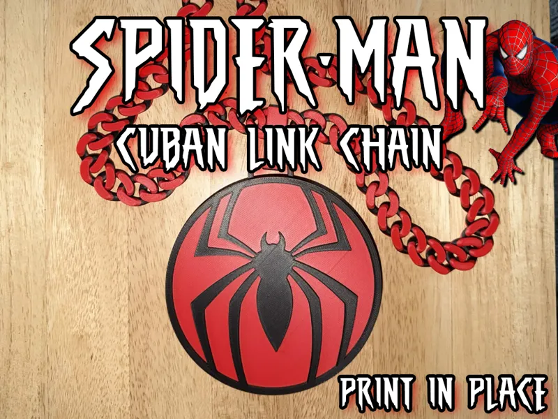 Spider-Man Cuban Link Hype Chain