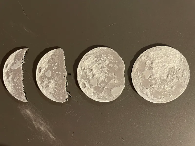 Lunar Phases, no background