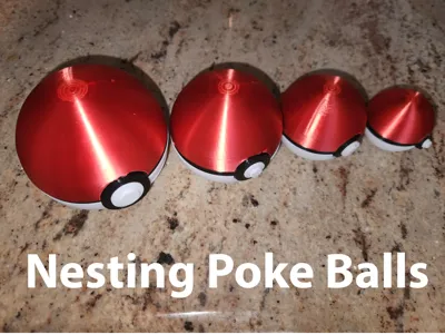 Nesting poke balls