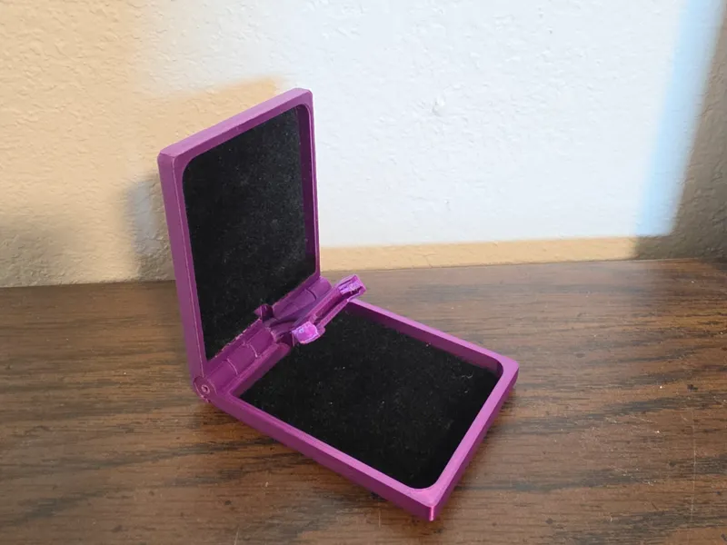 Engagement ring box holder sleek 