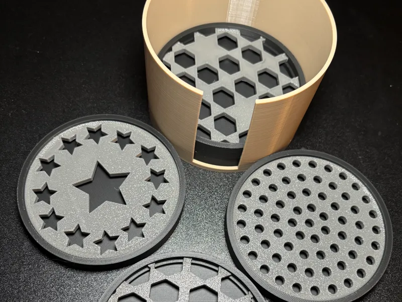 Abstract Coaster Set