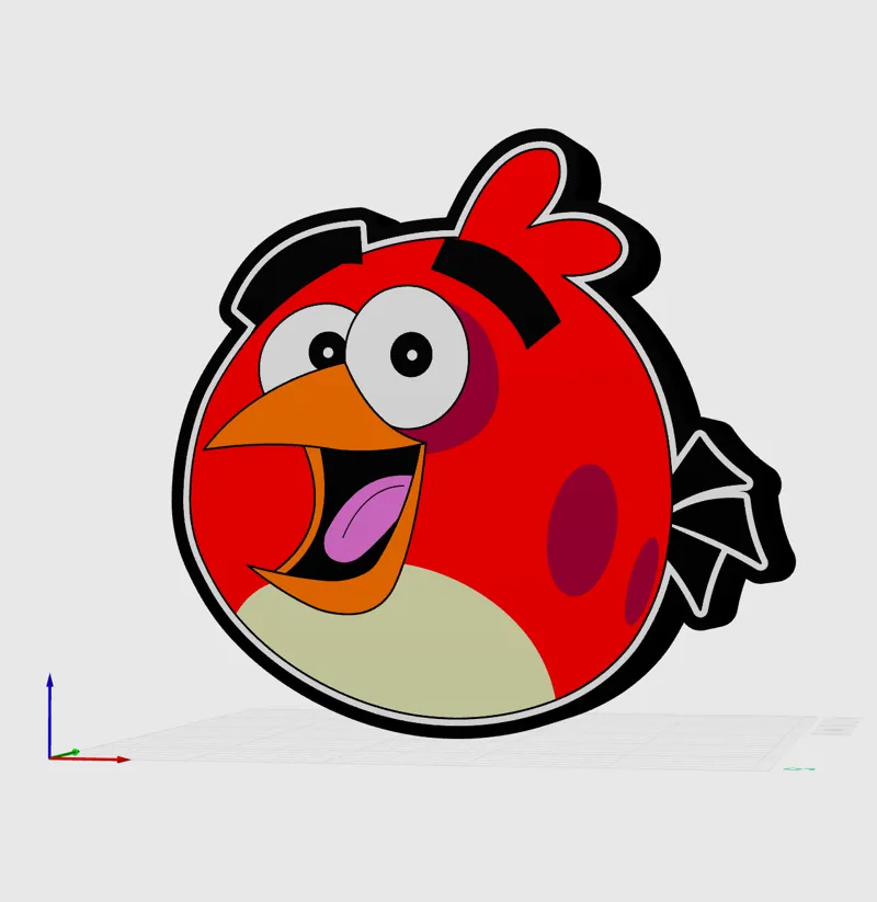 Angry Bird Red LightBox
