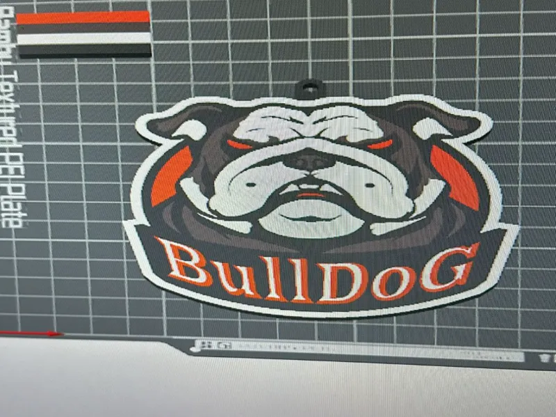 llavero bulldog