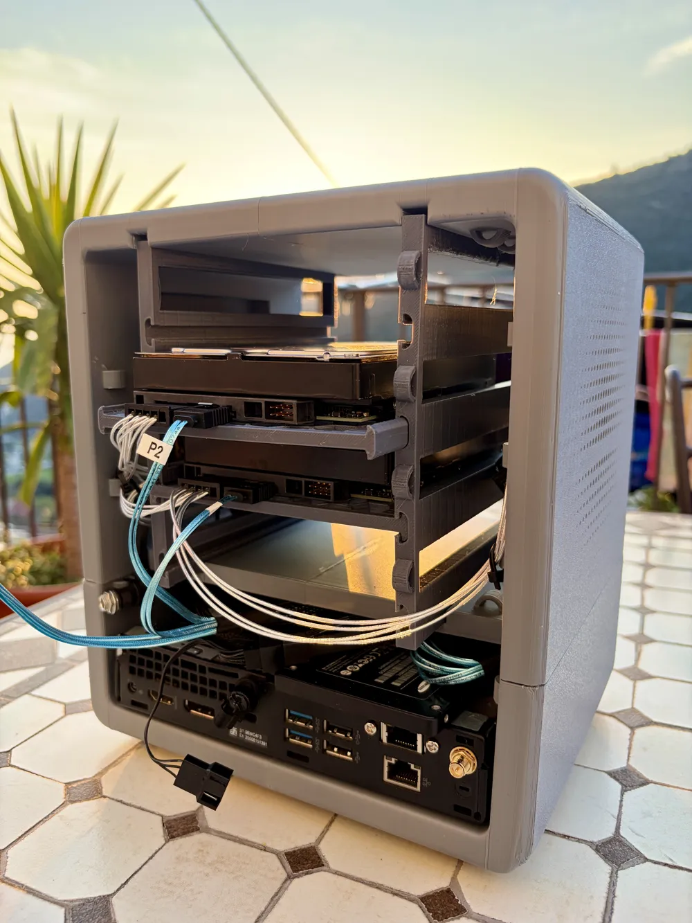 Dell OptiPlex MFF NAS 4bay Case Mod - Free 3D Print Model - MakerWorld