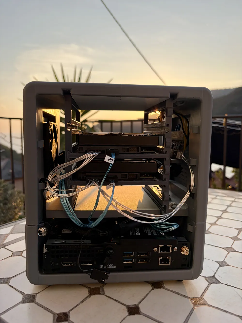 Dell OptiPlex MFF NAS 4bay Case Mod - Free 3D Print Model - MakerWorld