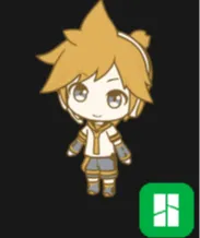 kagamine len keychain 
