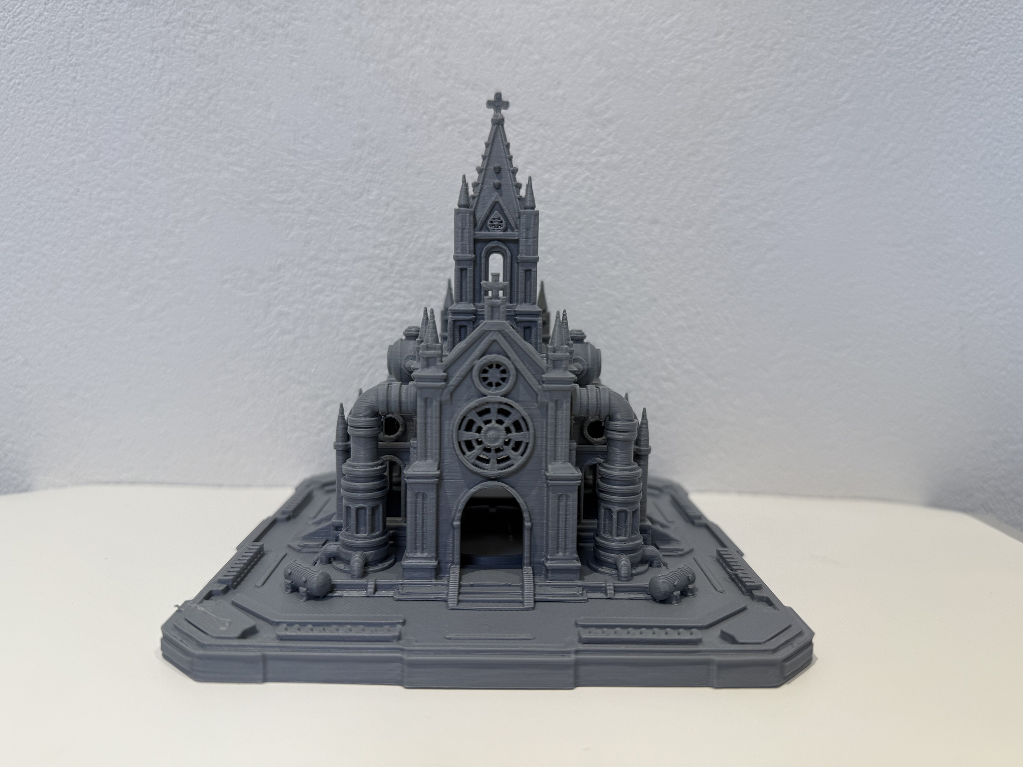 Miniatura 1 do modelo 3D 赛博朋克大教堂--氛围灯--夜灯