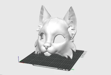 Pieza para disfraz o exhibición: Warriors Firepaw Mask — vista de referencia 5