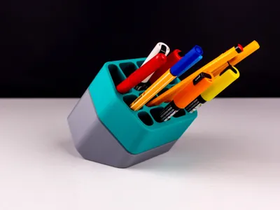 exagon pen holder