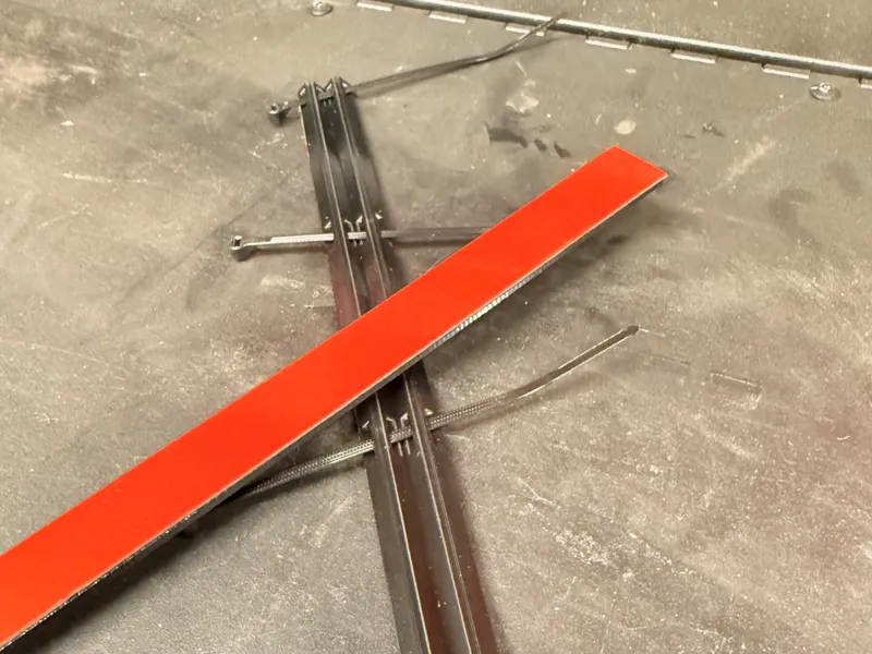 Cable Tie Mounting Rail (Short)