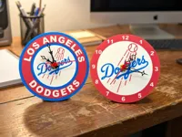 Los Angeles Dodgers Clock
