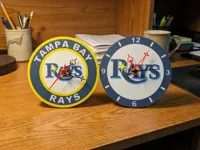 Tampa Bay Rays Clock