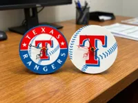 Texas Rangers Clock