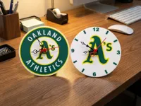 Oakland/Las Vegas Athletics Clock