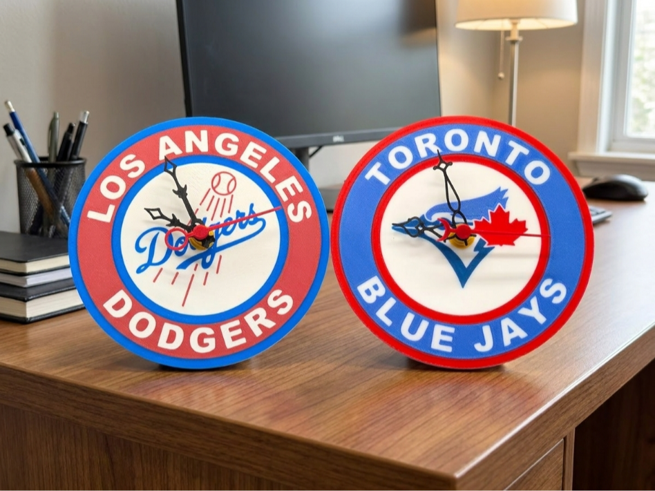 Modular Desk Clock - All 30 MLB Teams