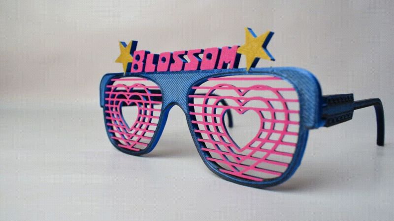 Sunglasses/party glasses. PPG Blossom