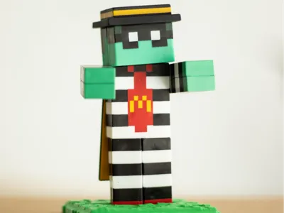 Zombie Hamburglar A Minecraft Movie Meal Toy 