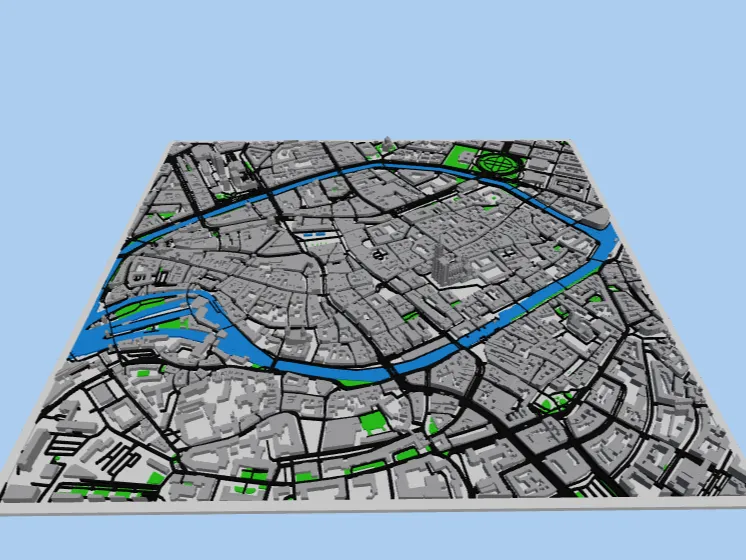 Carte de Strasbourg / Strasbourg map