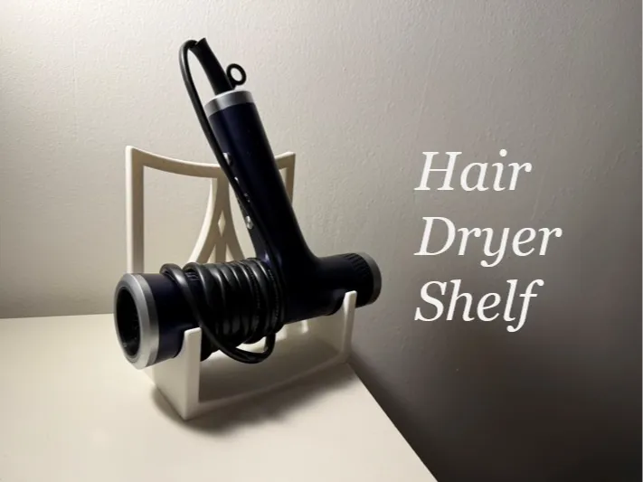 Hair Dryer Shelf
