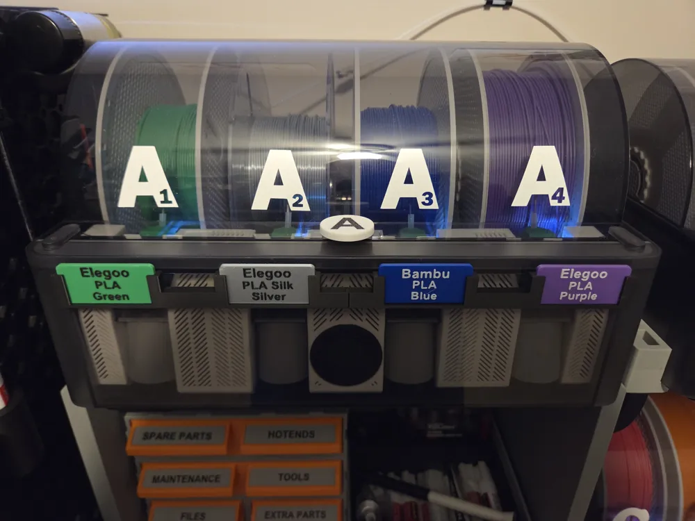 Label System Model All in one filament label system - Free 3D Print Model - MakerWorld