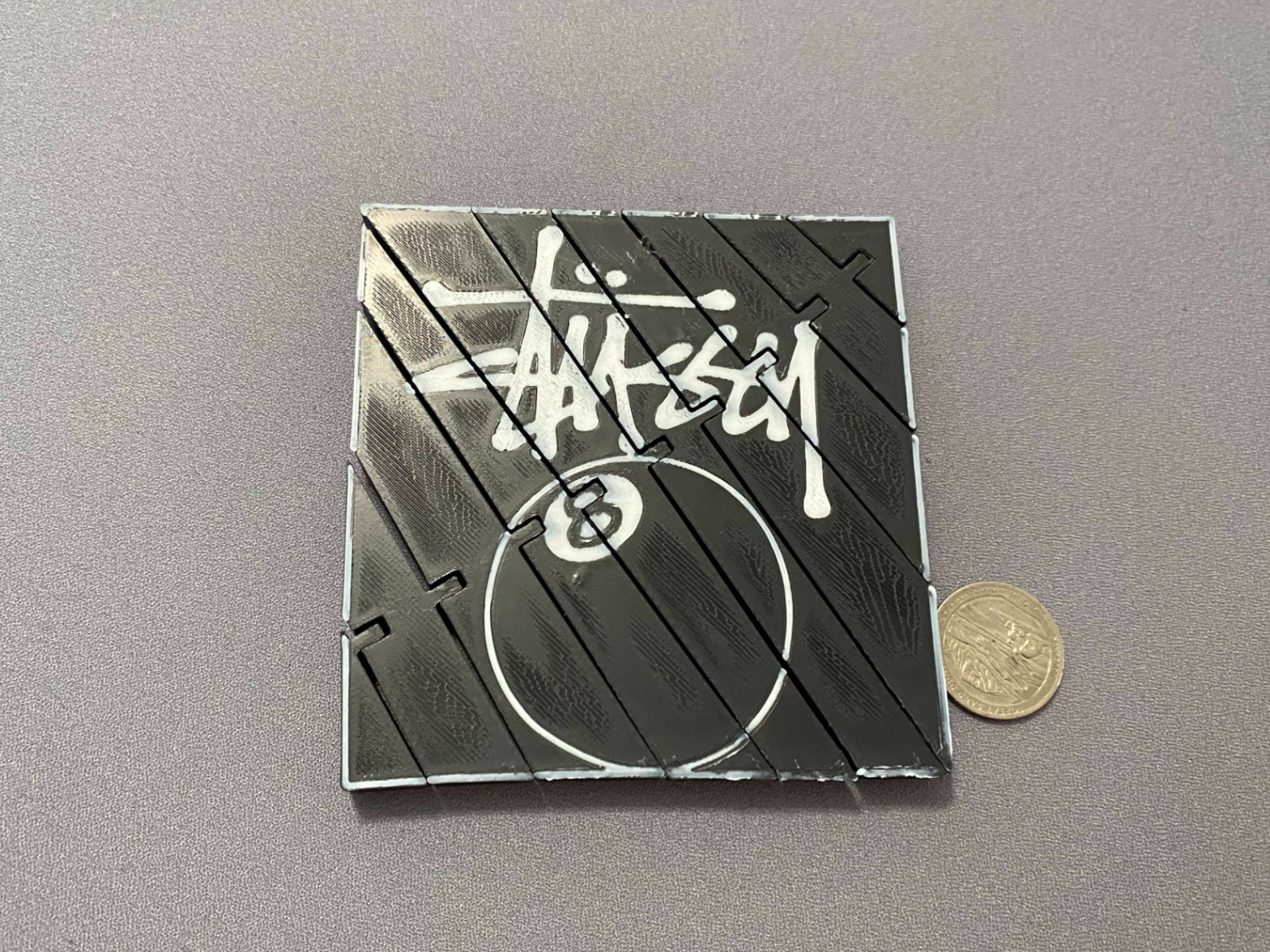 flexi Stussy 8-ball toy