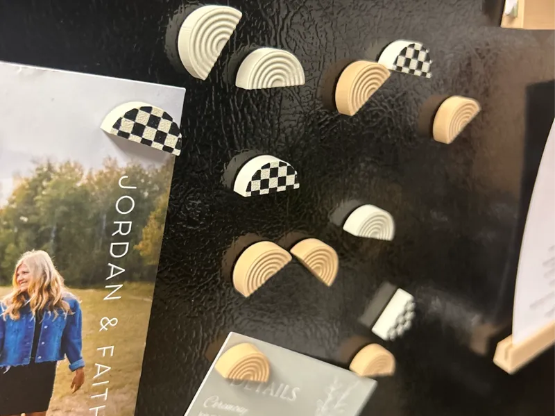 Fridge Magnets - Wavy + Checkered Arches
