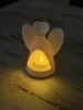 Tealight Angel - Fuzzy - with Halo - No Infill