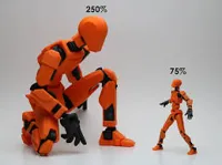 75% Scale Parts on runners recommended settings
