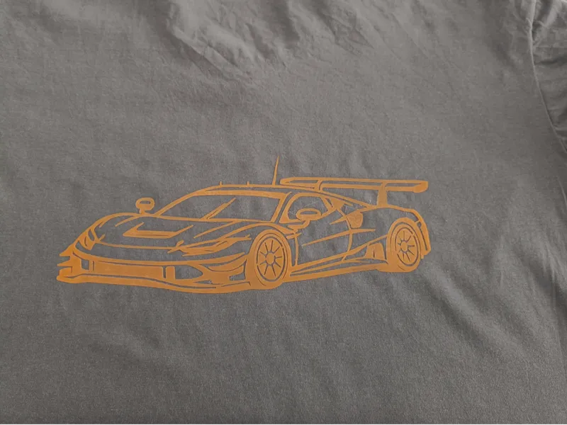 t-shirt print Ferrari 296 GT3