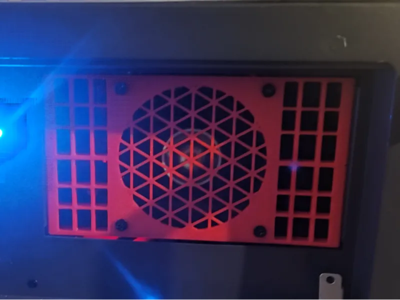 Double 5.25 Bay Cover with 80mm fan