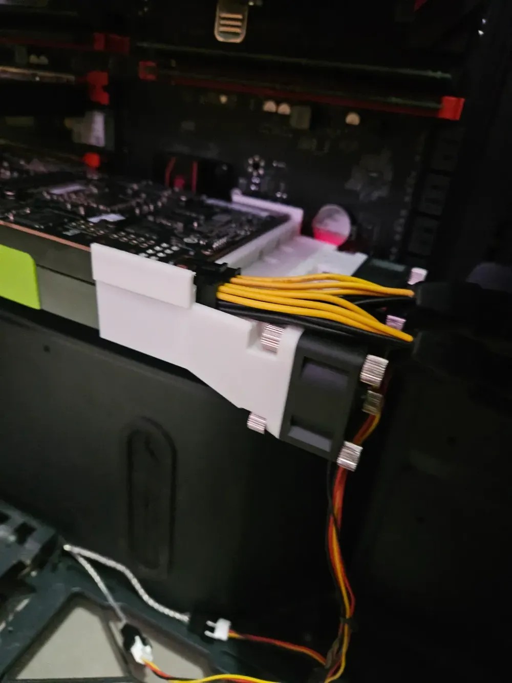 Tesla M60 GPU heatsink (dual 4cm fans) - Free 3D Print Model