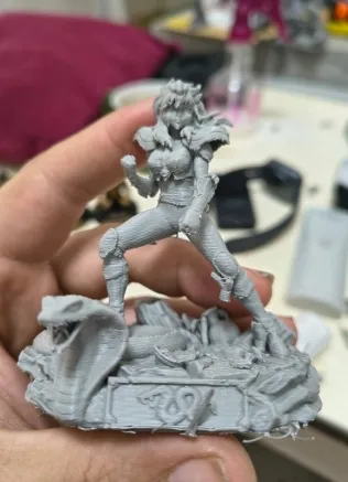 Modelo para impresión 3D: SHAINA, SAINT SEIYA — vista de referencia 3