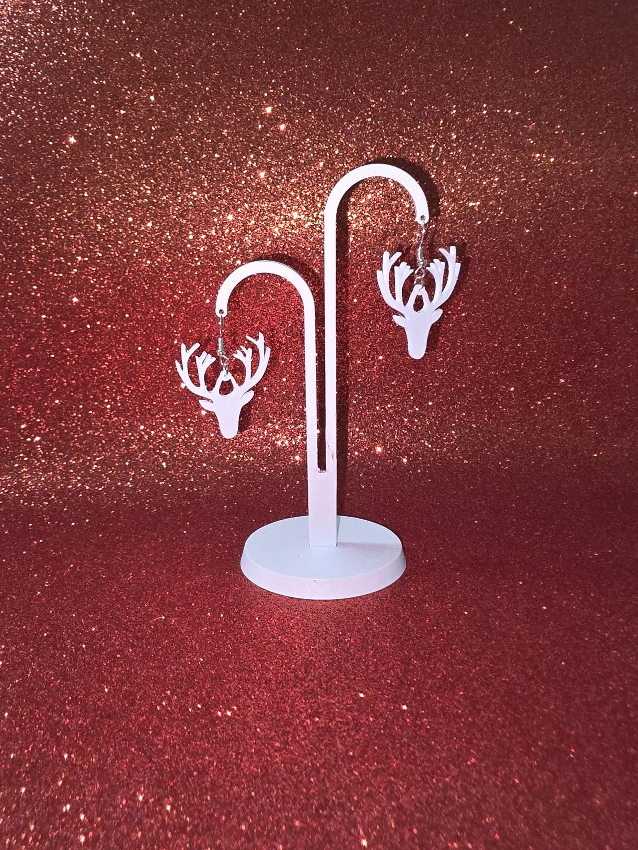 Chief deer earrings view 3