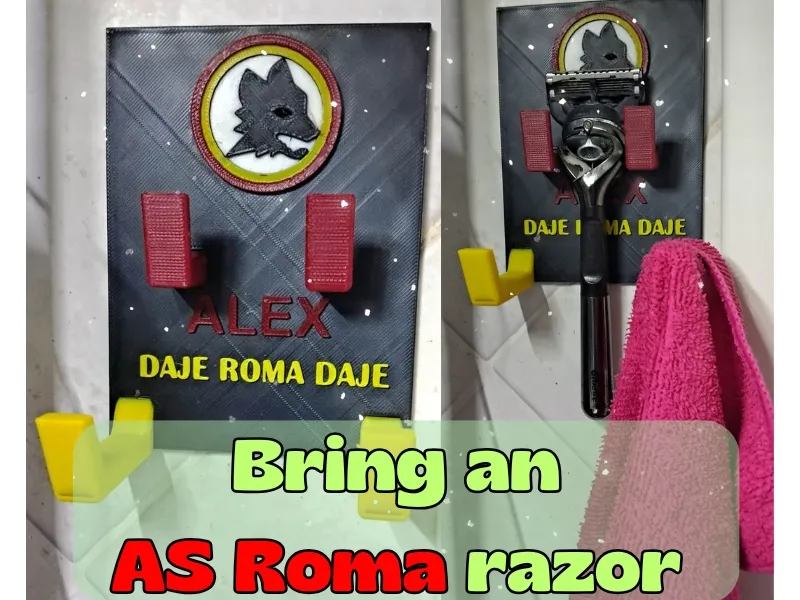 Bring an AS Roma razor