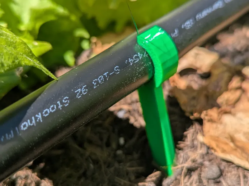 Hose holder fits Gardena Micro Drip 13mm