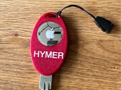 Hymer/Hartal key with AirTag 
