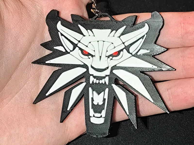 The Witcher - Wolf Keychain