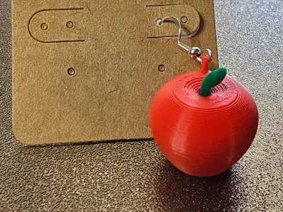 Apple with Stem Earring