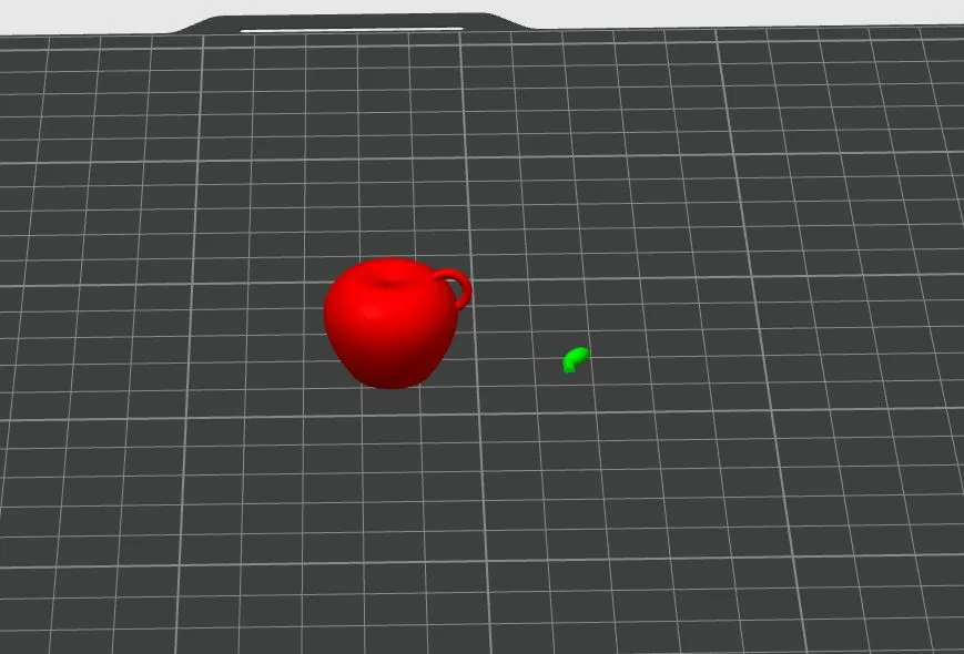 Apple with Stem Earring view 4