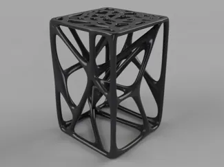 Lightweight Portable Bionic Cube Stool