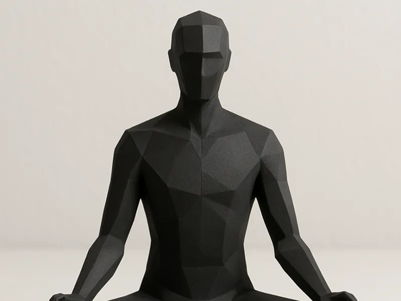 Hombre en Meditación 