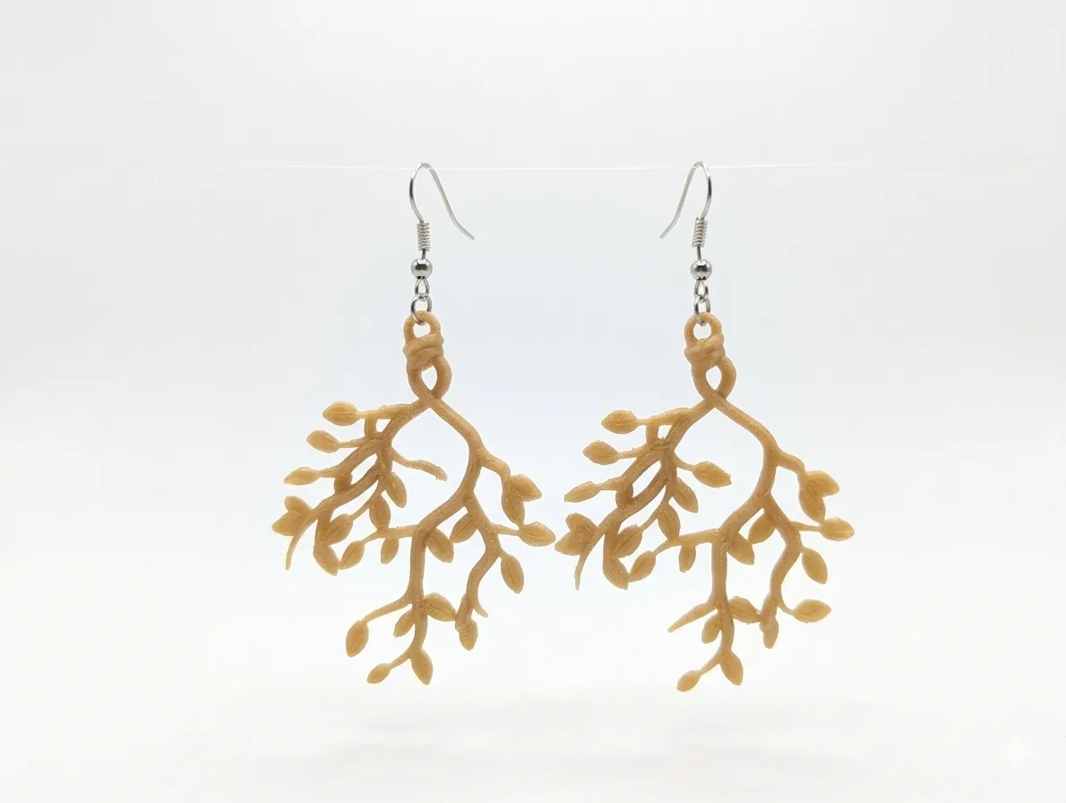 Bonsai inspired earrings view 4
