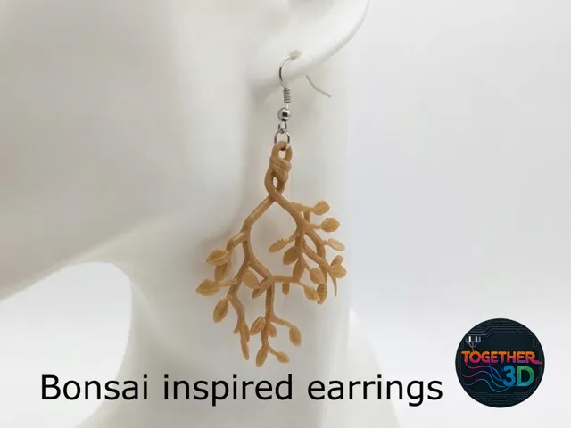 Bonsai inspired earrings