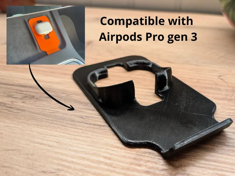Tesla Wireless Charger Holder - Airpods Pro gen 3 