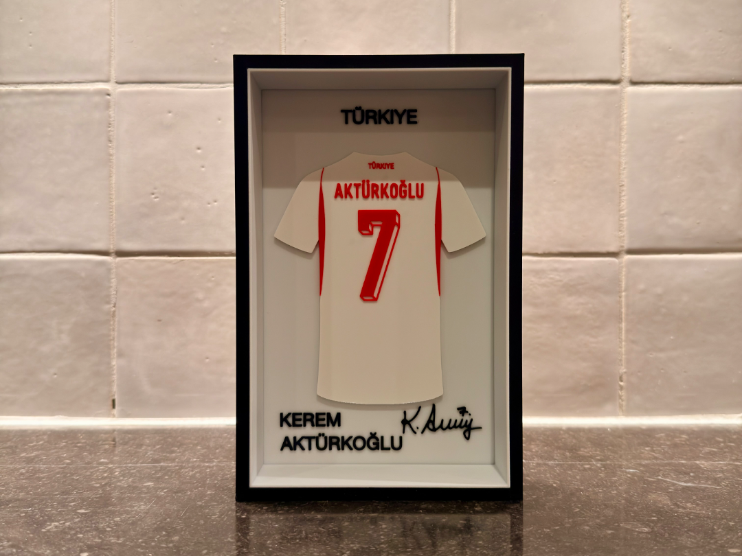 Kerem Aktürkoğlu Turkey National Team Jersey Frame