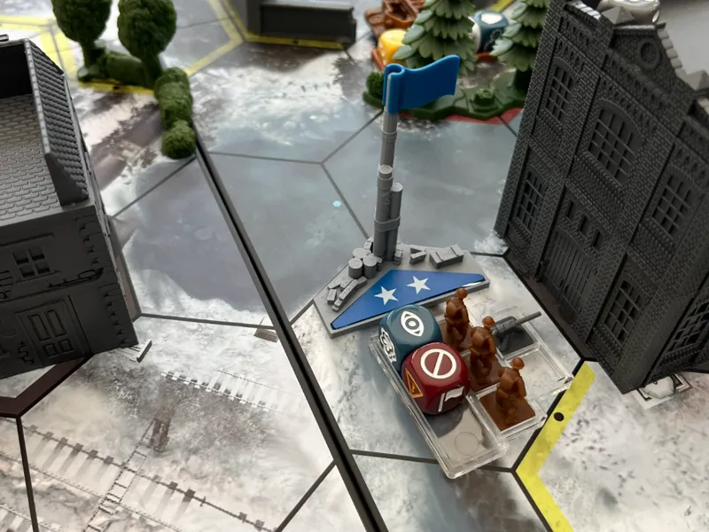Company of Heroes -Flag Poles with Resource Holder