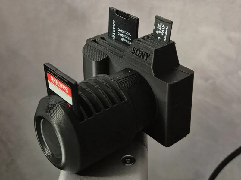 Micro SD Card Holder Sony Camera