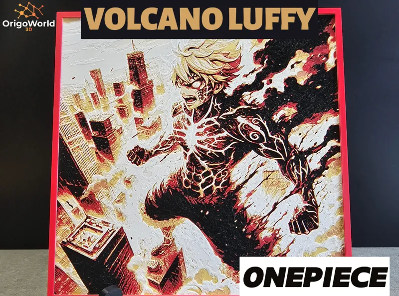 Volcano Monkey D.Luffy with customizable framework